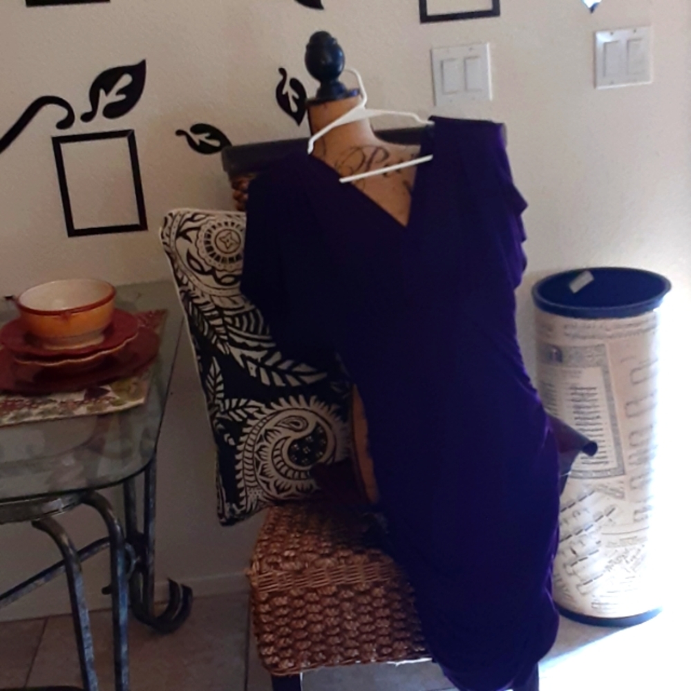 Love tease purple upper flare lower fitted size M